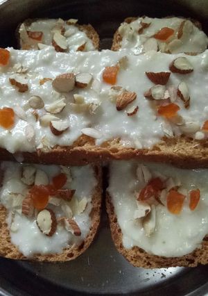 A picture of Shahi tukda.