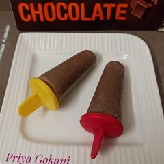 A picture of Easy Dark Chocolate Kulfis.
