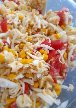 Une photo de Salade de pâtes simple rapide et efficace!😉