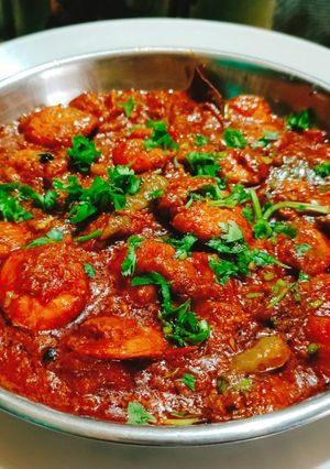 চিংড়ি মশালা কারি (chingri masala curry recipe in Bengali) রেসিপির প্রধান ছবি