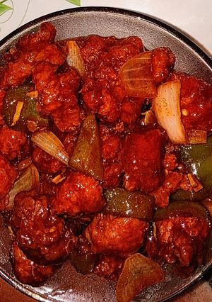 ড্রাই চিলি চিকেন রেসিপির প্রধান ছবি