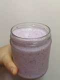 Batido de uvas rojas