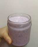 Batido de uvas rojas