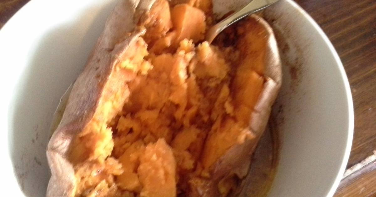 Microwavable Sweet Potato Recipe by SpoonieJen Cookpad