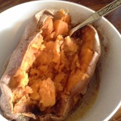 A picture of Microwavable Sweet Potato.