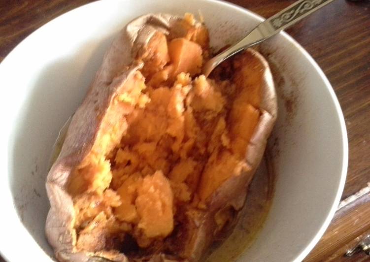 Recipe: Delicious Microwavable Sweet Potato