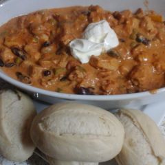 My Creamy Chicken Chilli 😙 A picture of My Creamy Chicken Chilli 😙.