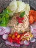 Ensalada de couz couz y vegetales. #1receta1arból