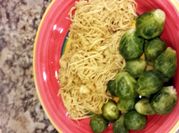 A picture of scallops pasta