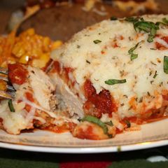 Quinoa Chicken Parmesan A picture of Quinoa Chicken Parmesan.