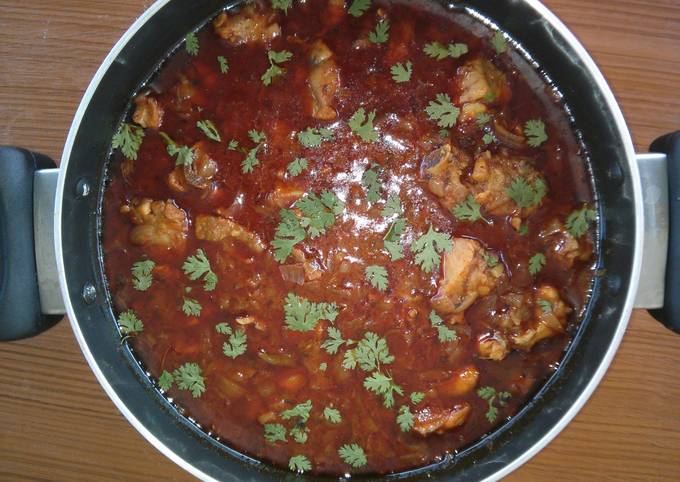 Spicy Indian chicken curry