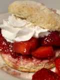 Scones (sweet biscuits) for Strawberry Shortcake
