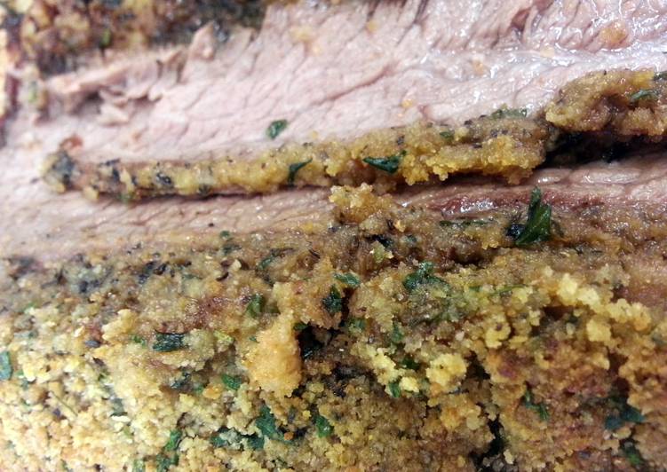 Simple Way to Make Speedy Herb Crusted Flank Steak