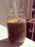 Smoothie de proteína vegetal y cacao