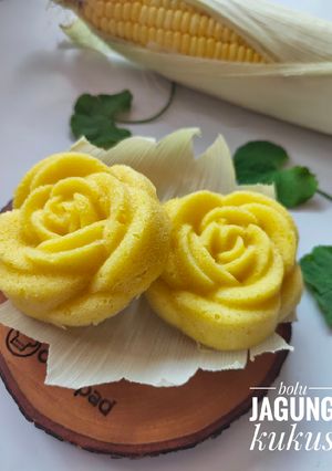 Foto resep Bolu jagung kukus cemilan MPASI 1Y+
