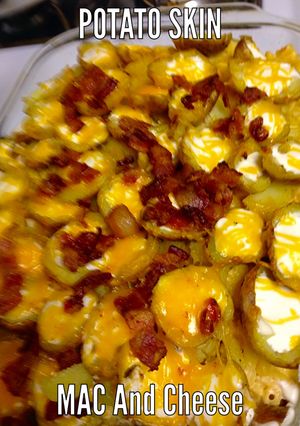 A picture of Print Potato Skins Mac and Cheese.