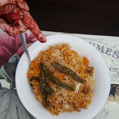 A picture of Spicy Chicken Biryani.