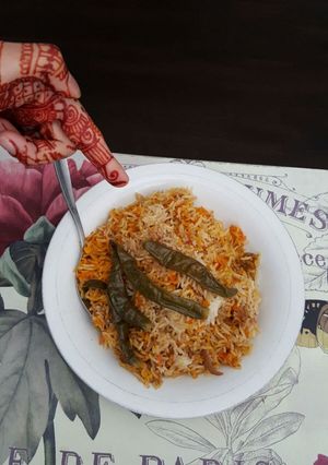 A picture of Spicy Chicken Biryani.