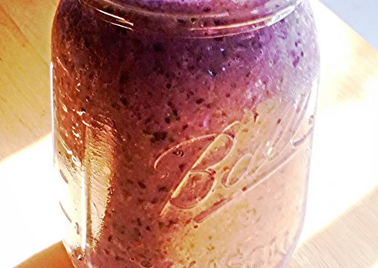 Recipe of Any-night-of-the-week Super Blue Superfood Smoothie