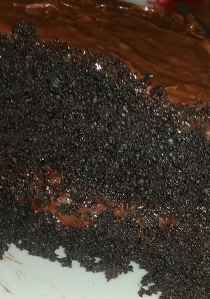 A picture of High altitude chocolate cake.