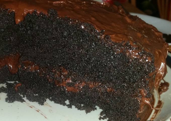 High altitude chocolate cake