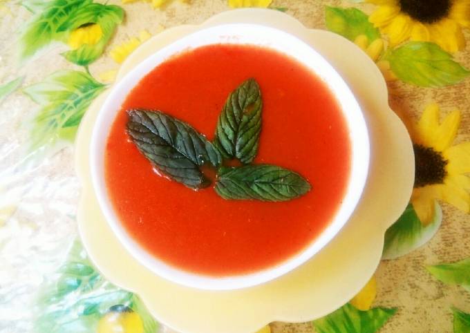 Soupe de tomate rôties