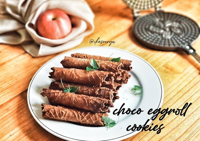 Resep Choco Eggroll Cookies (no mixer)