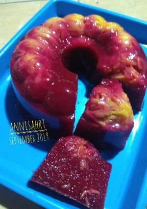 Foto resep (25). Puding Beetroot