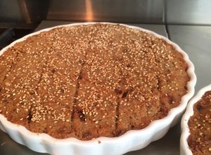 Una foto de Kibbe al horneado