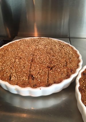 Una foto de Kibbe al horneado
