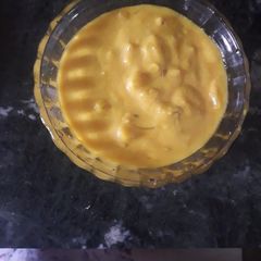 A picture of Pyaaz ki kadhi.