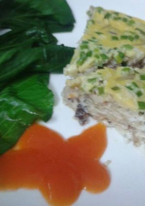 Hình của món Chả trứng hấp.