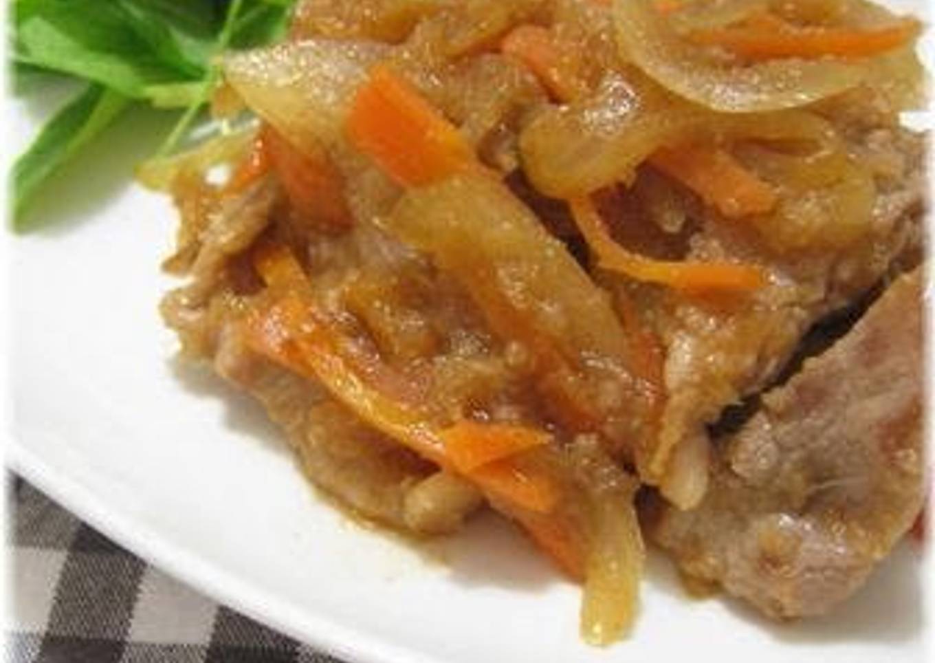 Ginger Pork with Grated Daikon Radish