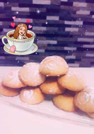 صورة لوصفة معمول طحين بالحليب المكثف المحلى 💚