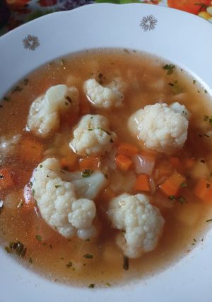 Zöldséges karfiol egytál étek (vegán) recept fotója