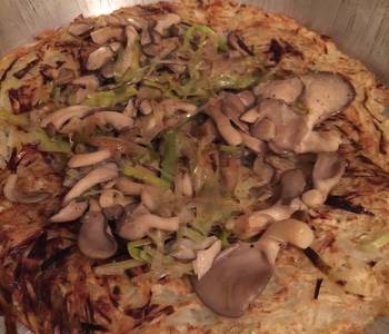 Unique Cuisine Herbed Rosti with Wild Mushrooms Most Delicious