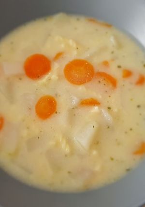 Karalábéleves recept fotója