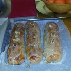 Mary's nut roll A picture of Mary's nut roll.