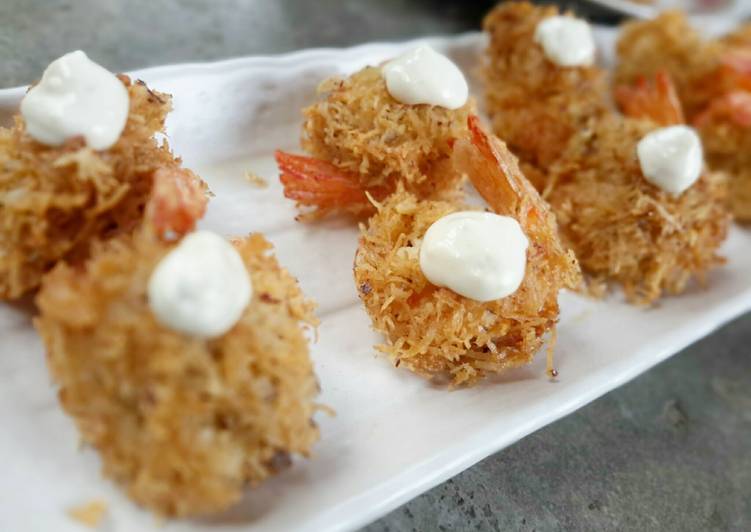 Simple Way to Prepare Super Quick Homemade Coconut shrimps