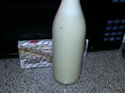 A picture of coconut milk drink