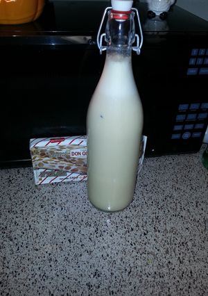 A picture of Coquito (Puertorrican Drink).