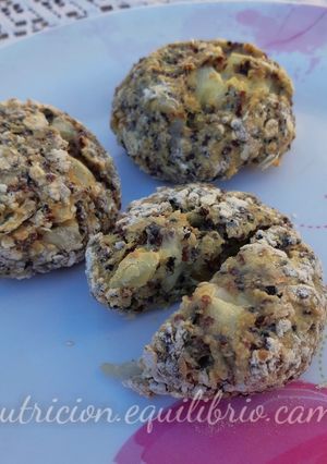 Una foto de Croquetas de quinoa y avena