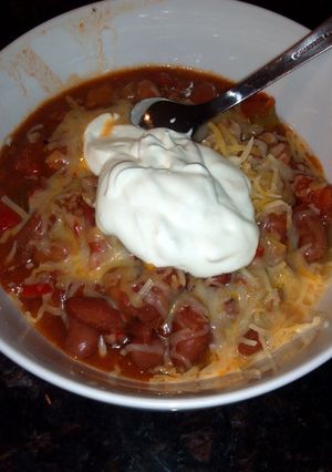 A picture of Crockpot Chili.