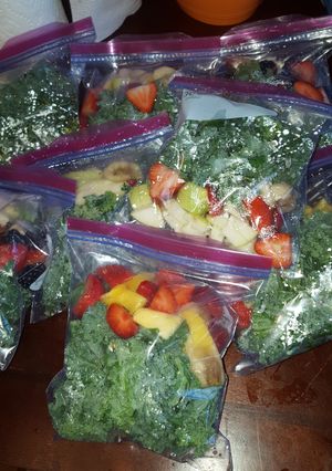 A picture of Frozen Morning Quickie Smoothies.
