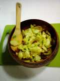 Green Apple, Celery and Honey roasted Macadamia Nuts with Dijon Mustard dressing