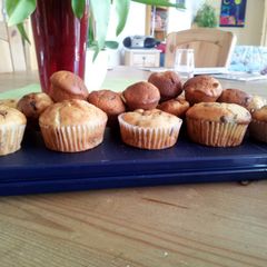 A picture of Banana - Chocolate Cupcakes.