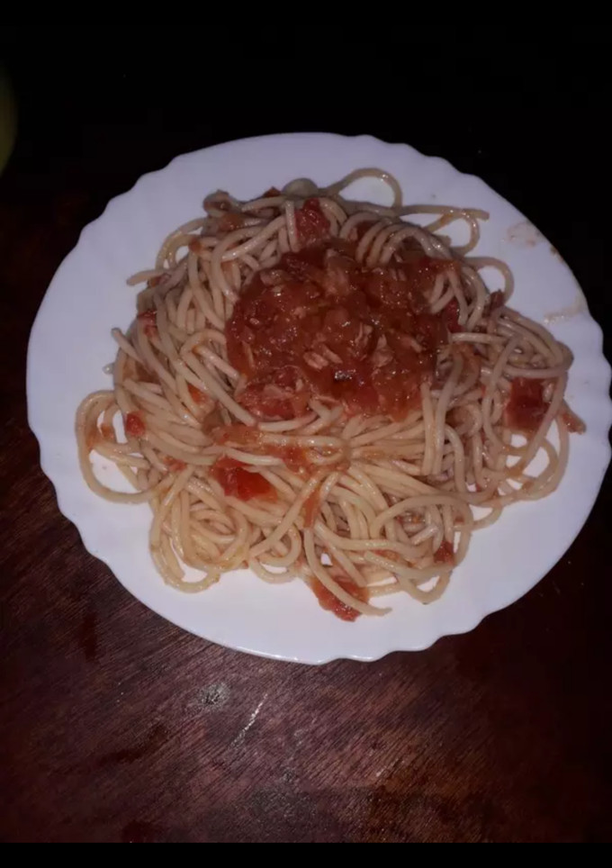 صورة لوصفة سباقيتي بالتونة