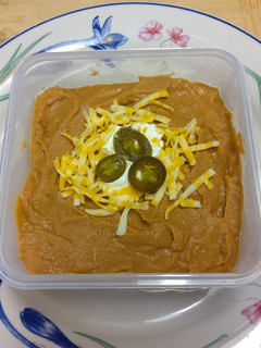 A picture of Lee's Tex Mex Pinto Bean Dip.