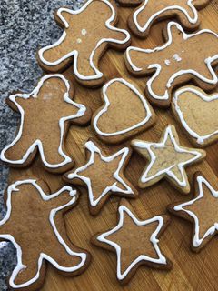 Una foto de Glasé real para decorar cookies