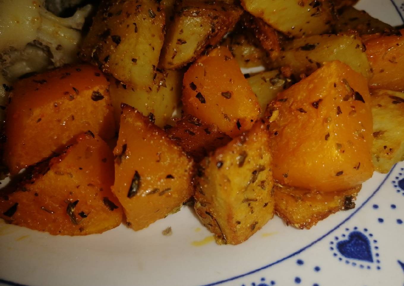 Calabaza con especias al horno